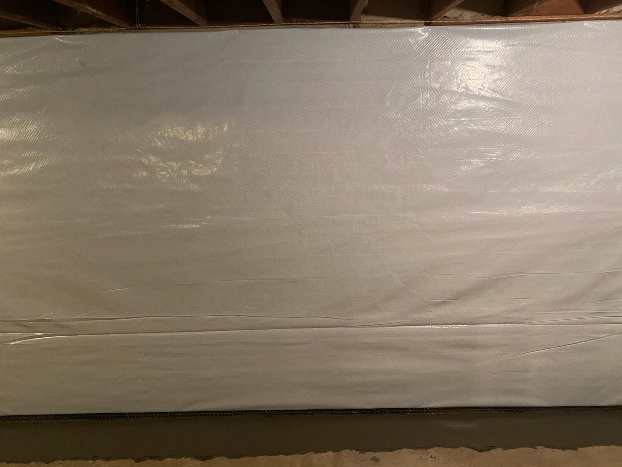 Sagging floor repair completed with support jacks in a Maryland home