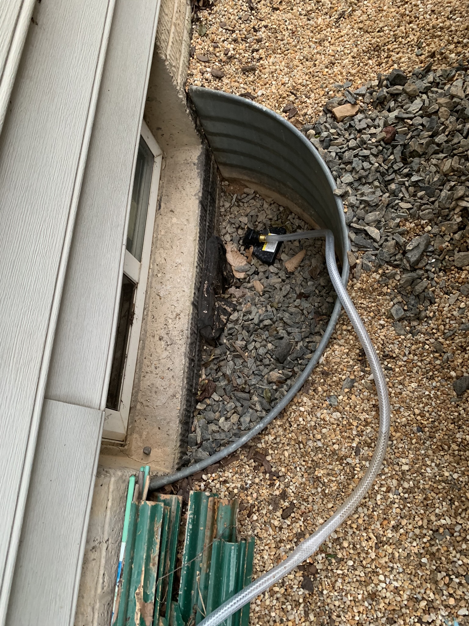 Egress window replacement completed in a Maryland basement