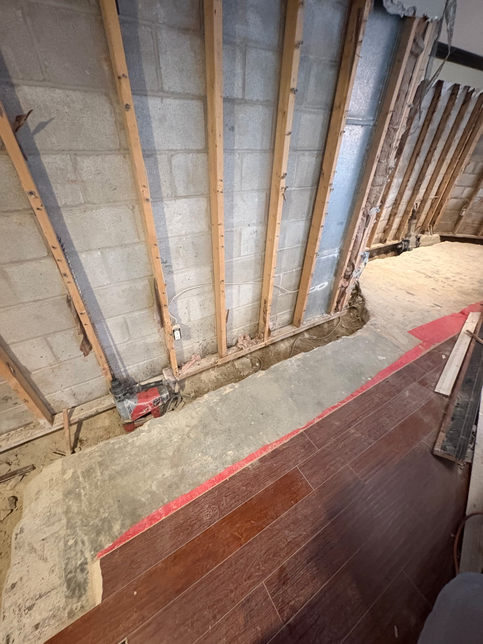 Crawl space encapsulation installed to reduce indoor allergen exposure in a Maryland home