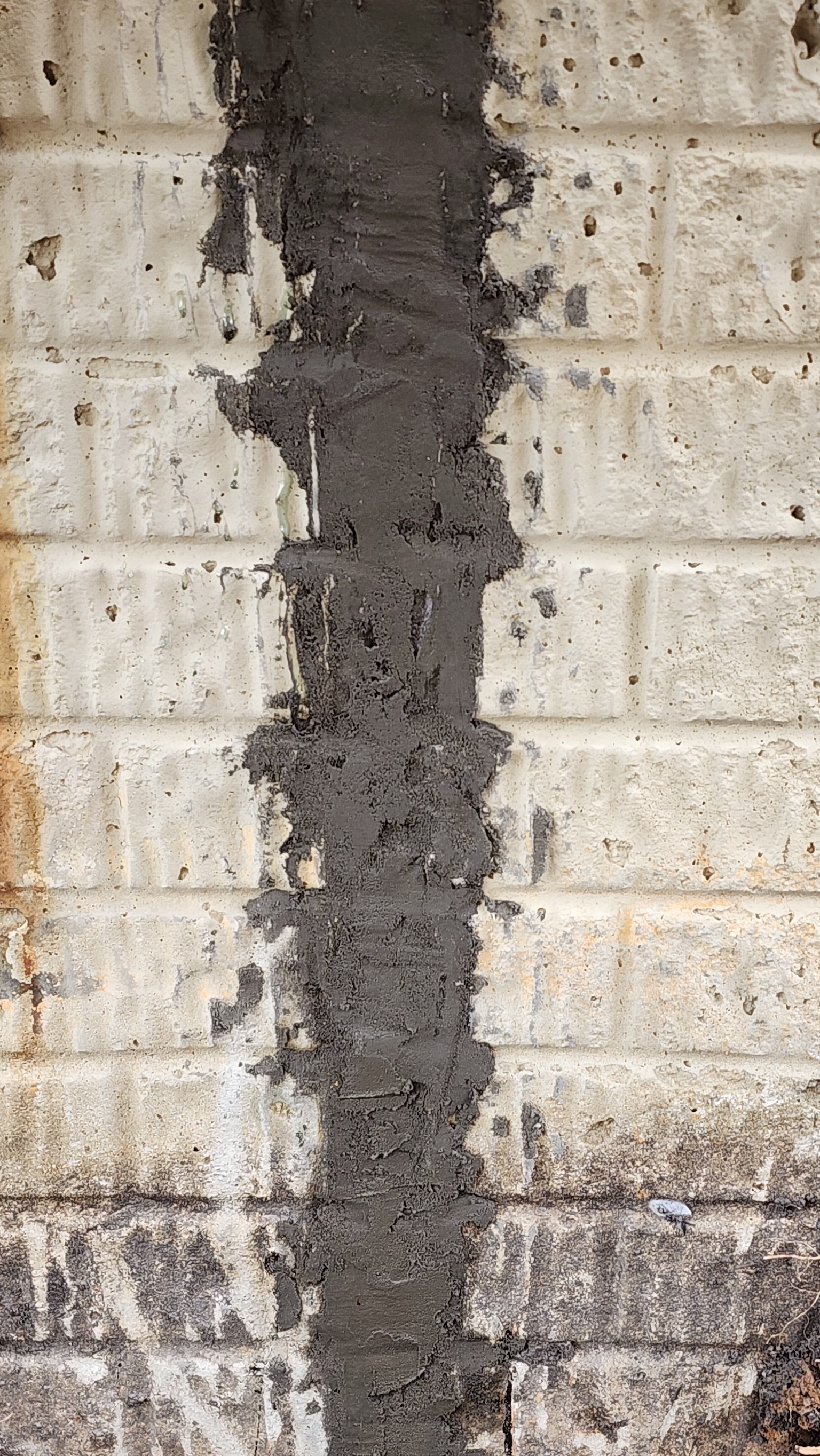 Diagonal foundation crack repair completed in a Maryland home